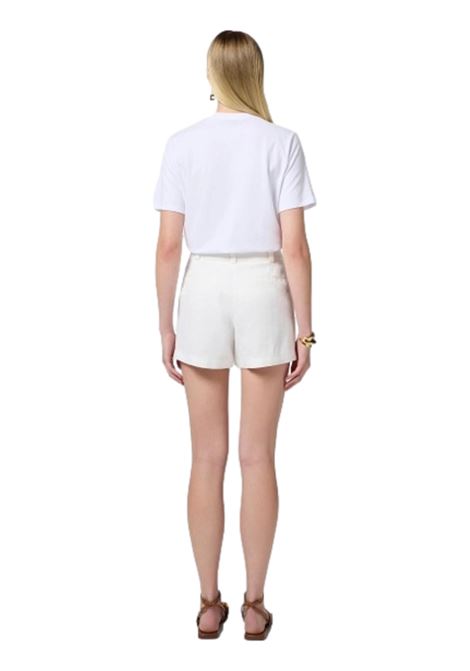 Jersey T-shirt with embroidered logo and rhinestones ELISABETTA FRANCHI | sweaters | MA00251E2270